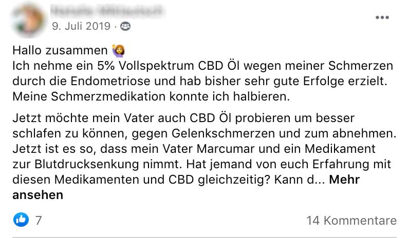 Erfahrungsbericht CBD bei Endometriose