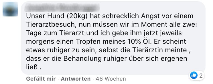 Erfahrungsberichte CBD Hunde