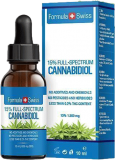 Formula Swiss Bio Hanf CBD Öl Vollspektral Tropfen mit Hanfsamenöl