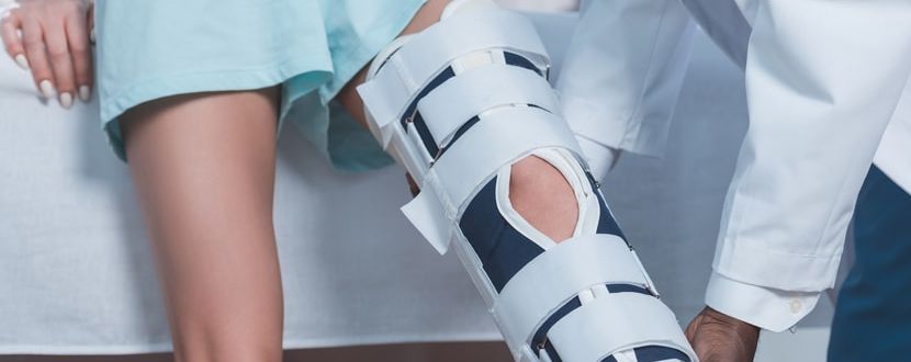 Die Behandlung eines Knochenbruchs im Bein mit CBD