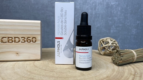 Alpinos Wasserlösliches CBD Öl