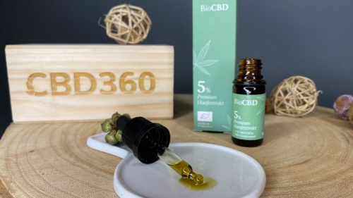 BioCBD CBD Öl 5% farbe
