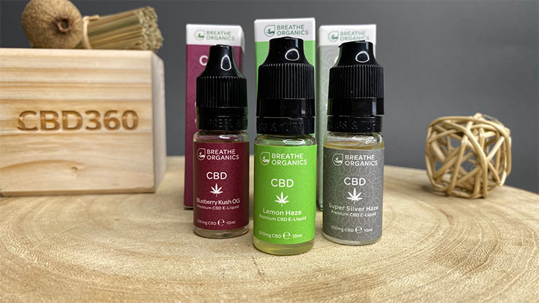 Breathe Organics CBD Liquids