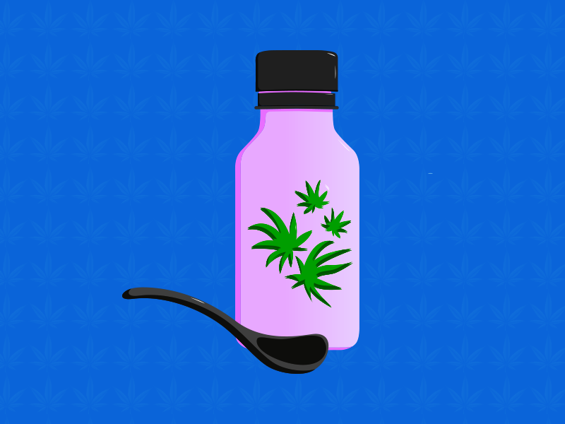CBD Sirup Illustration