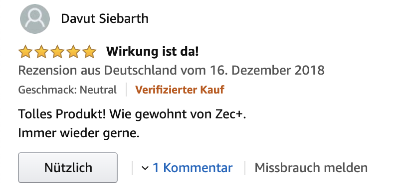 Dritter Erfahrungsbericht Zec Plus CBD