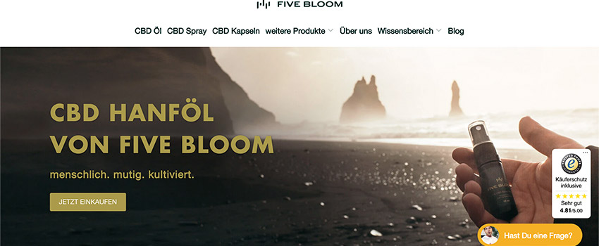 Five Bloom Erfahrungen & Test