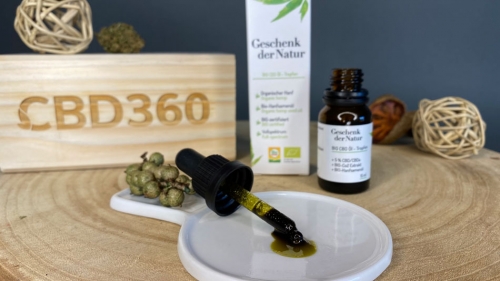 Geschenk der Natur CBD Öl Farbe