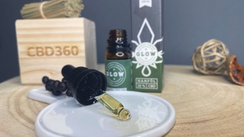 Glow CBD Öl Hanföl 10% Farbe