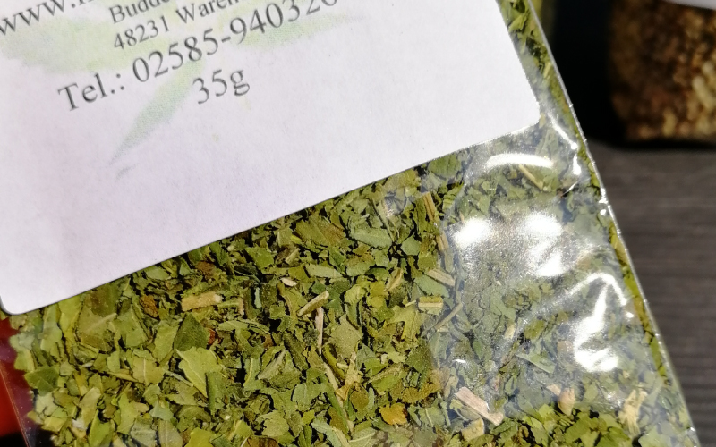 Loser Blättertee fotografiert