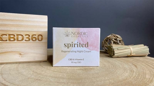 Nordic Cosmetic CBD Nachtcreme Spirited