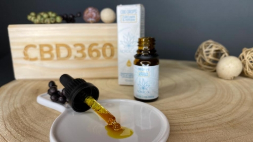 Nordic Oil CBD Öl Farbe mit Curcumin und Piperin