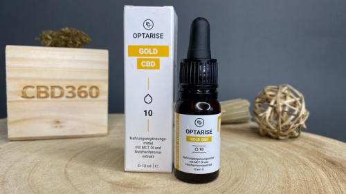 Optarise CBD Öl Gold 10% 10ml