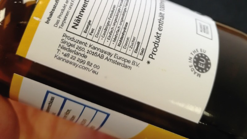 Produzent des Kannaway CBD Pure Gold Öls