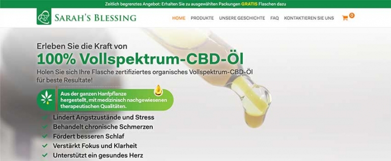 Sarah´s Blessing Erfahrungen & Test