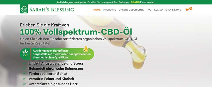 Sarah´s Blessing Erfahrungen & Test