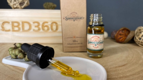 Sommerhanf CBD Öl 10% farbe
