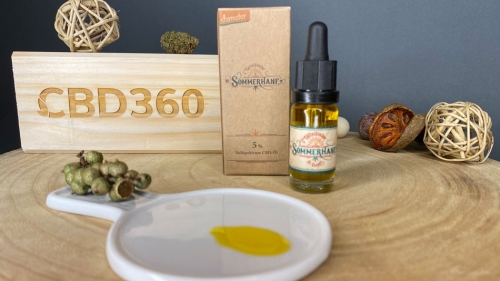 Sommerhanf CBD Öl 5% farbe