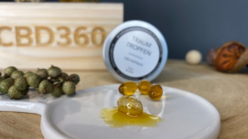 Traumtropfen CBD Kapseln Farbe