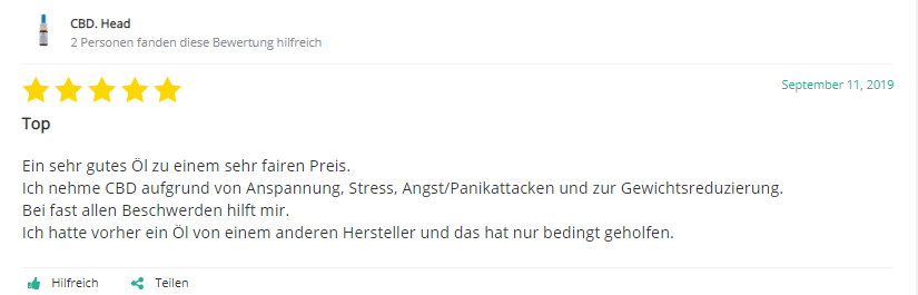 vierter Erfahrungs CBD Nature