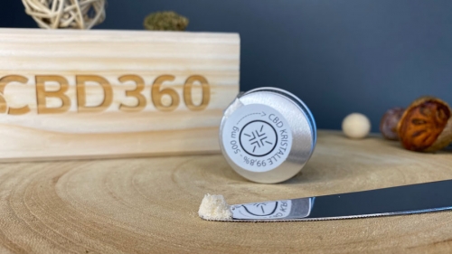 Wirkstoff CBD Kristalle